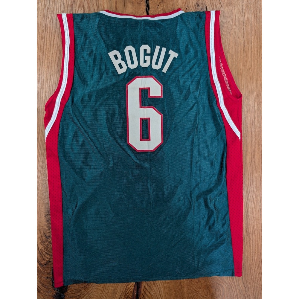 Milwaukee Bucks Andrew Bogut 6 Jersey Green‎ Red Mens XL NBA Basketball